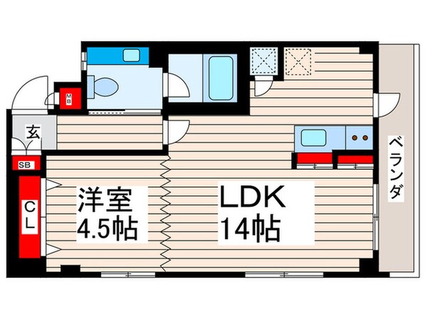 いずみマンションの物件間取画像